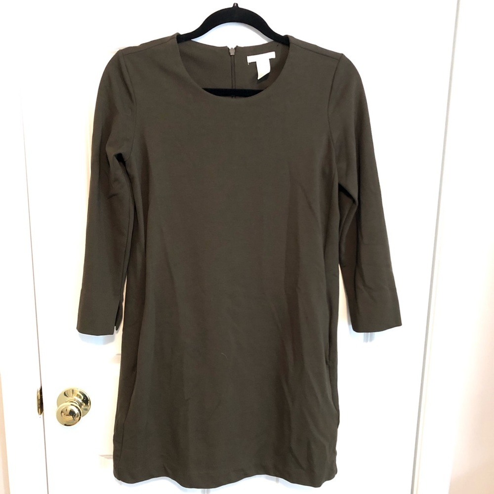 Olive green dress